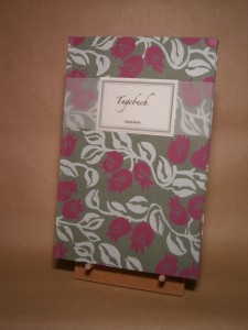 Hand-Buch 12 x 18,5 cm Hand-Buch mit Siebdruck